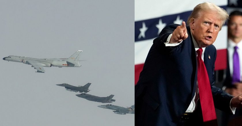 Trump: Rus ve Çin uçakları ABD'nin batı kıyısı üzerinde uçuyor, Kamala ne yapacak?