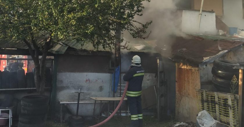 Bolu'da iş yeri yangını – Son dakika haberleri