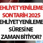 LİSANS YENİLEME SONA ERİŞİ 2025 || Eski tip ehliyetin yenileme süresi ne zaman sona erer? Ehliyet yenileme ücreti ve ehliyet yenileme için gerekli belgeler