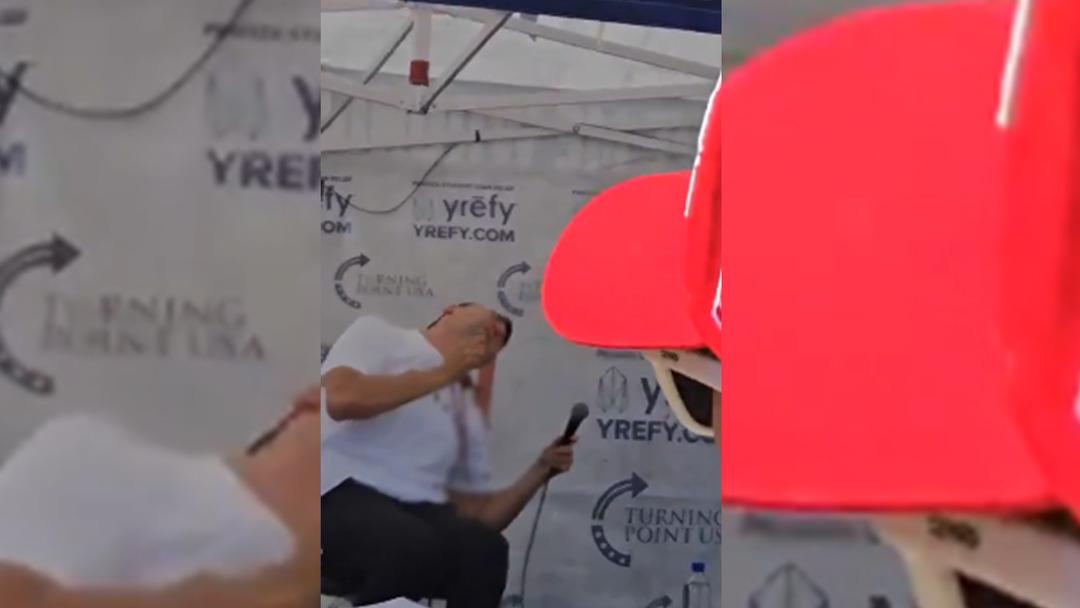 Donald Trump'a yakın olan Charlie Kirk, silahlı bir saldırı! 2'nin gözlerinin önüne vur