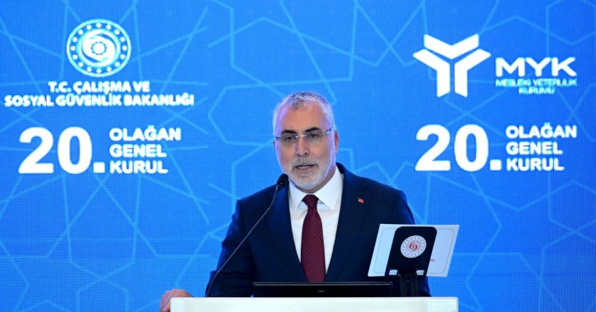 “2,5 milyondan fazla çalışanımız MYK belgesini aldı”