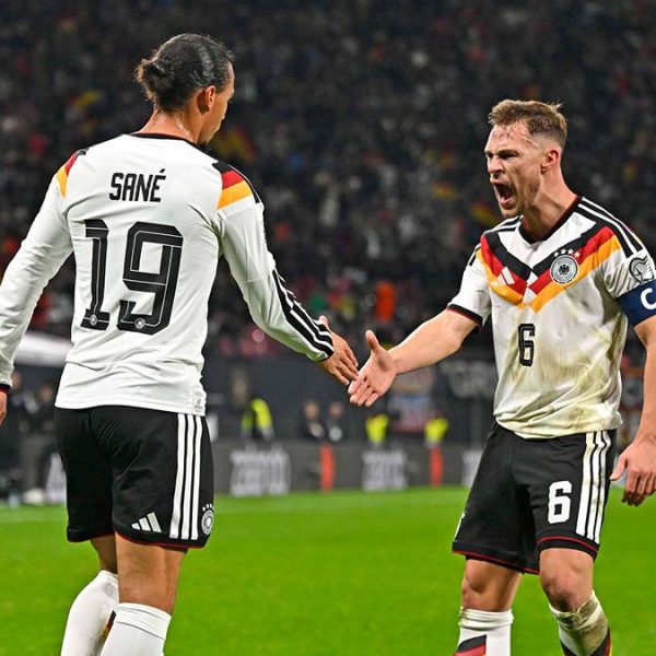 Galatasaray’da forma giyen Leroy Sane, Almanya’nın Dünya Kupası elemelerinin ilk yarısında Slovakya’ya karşı 2 gol attı! –