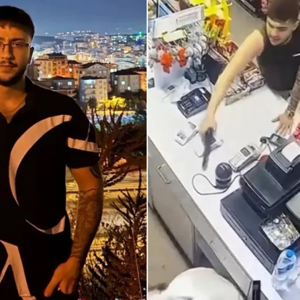 ‘Kız yüzünden’ işlenen cinayetin görüntüleri yayınlandı