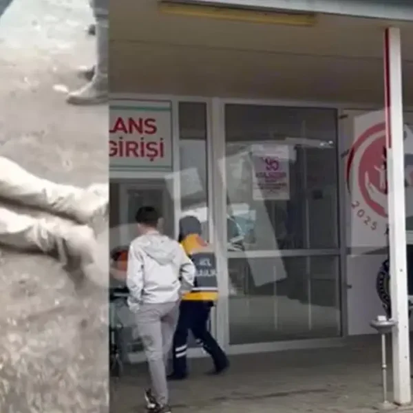 Kül kapağı açıldı, işçiler iskeleden atlayarak hayatta kaldı!